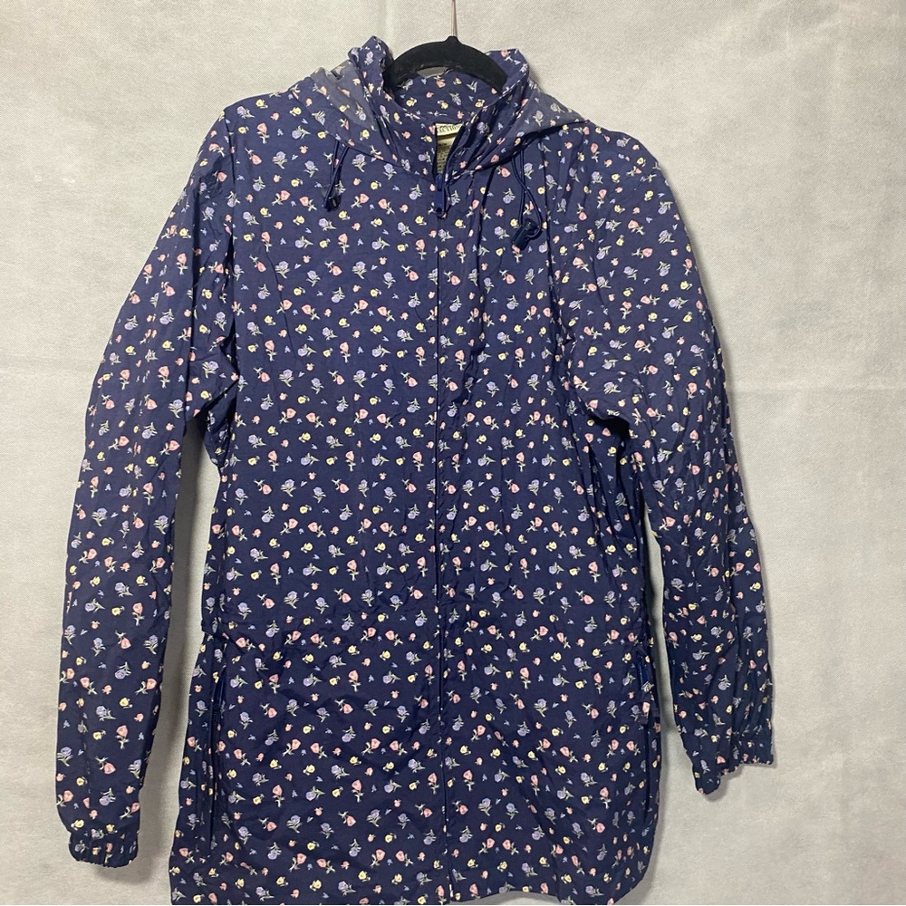 Northern Reflections Blue Floral Utility Jacket